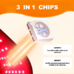 Red light therapy knee pads