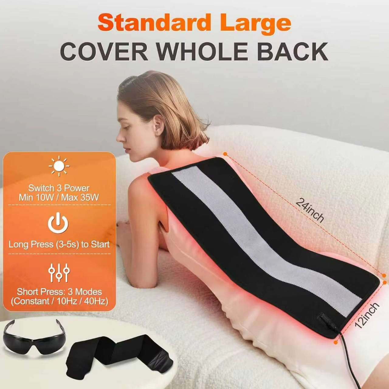 242 LED red light therapy pad