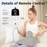 Red light therapy shawl with 63LED beads