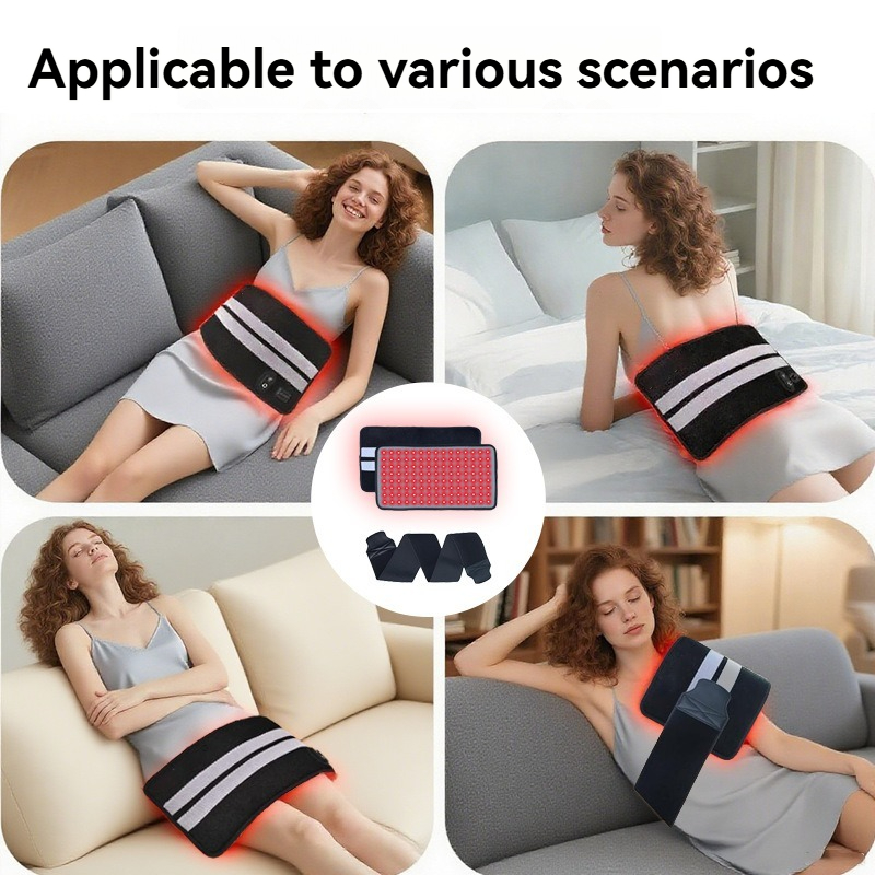 Red light therapy pad with 120 lamp beads