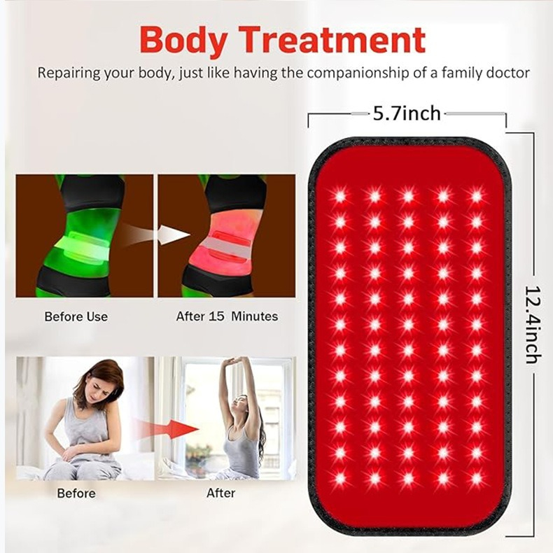 Red light therapy pad