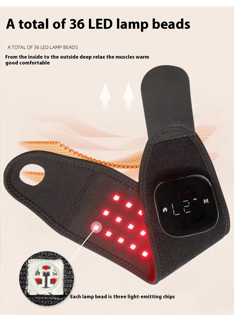 Red light therapy wrist guard