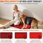 242 LED red light therapy pad