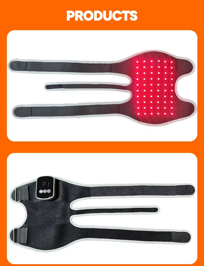 Red light therapy knee pads