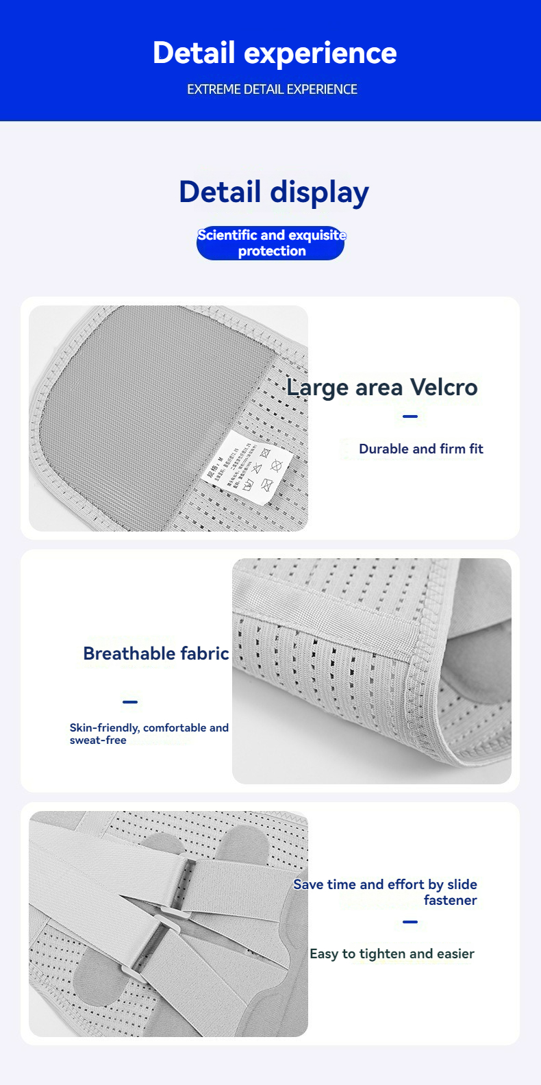 Waist support belt 's advantage